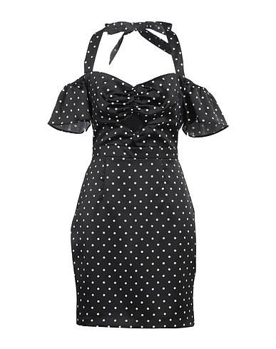 GUESS Short dress Black 98% Polyester, 2% Elastane