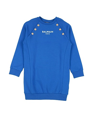 BALMAIN Dress Azure 100% Cotton