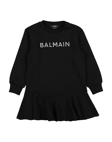 BALMAIN Dress Black 100% Cotton, Elastane