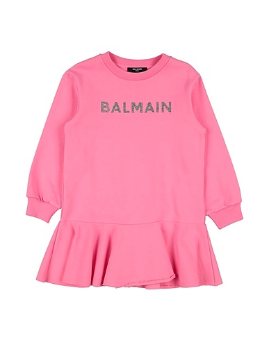 BALMAIN Dress Pink 100% Cotton, Elastane