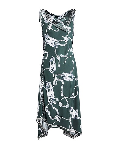 BURBERRY Midi dress Military green 100% Viscose