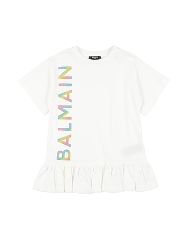 BALMAIN Vestito Bianco 100% Cotone