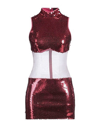 DAVID KOMA Vestito corto Magenta 90% Poliestere, 10% Poliammide