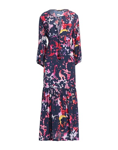 ALICE ARCHER Long dress Midnight blue 100% Silk