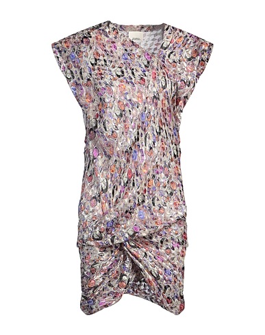 ISABEL MARANT Short dress Grey 52% Viscose, 48% Silk