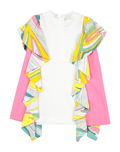 PUCCI Vestido para bebé  White 100% Cotton, Viscose, Elastane, Polyester