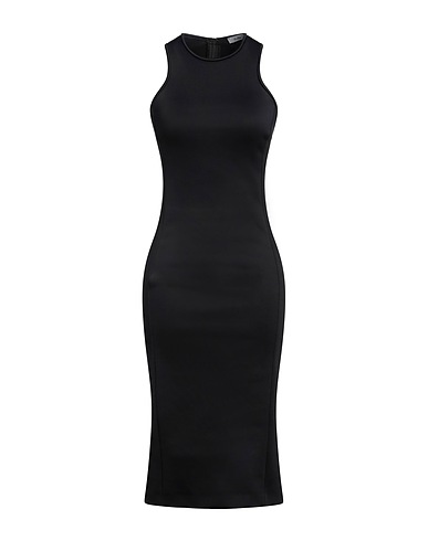 MAX MARA Midi dress Black 60% Polyamide, 40% Cotton