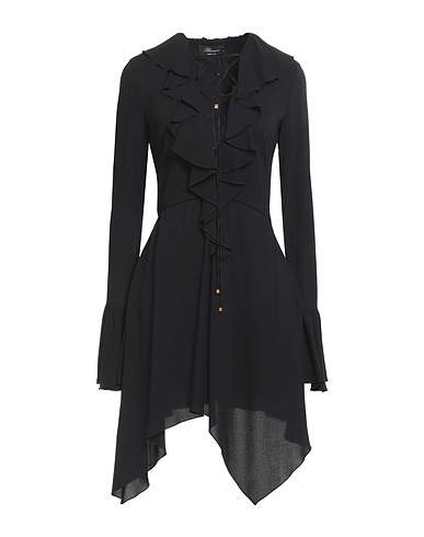 BLUMARINE Short dress Black 98% Viscose, 2% Elastane