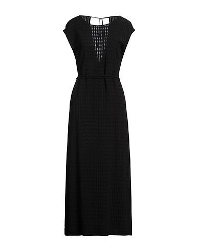 BARENA Vestito estivo Nero 100% Viscosa