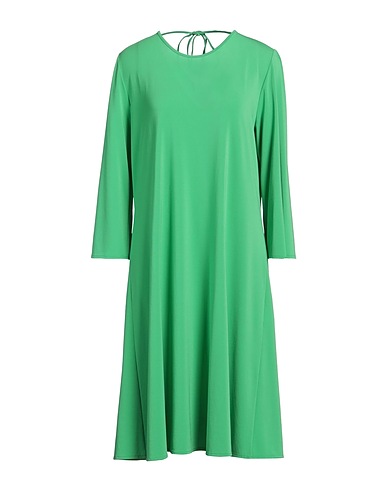 MARIA BELLENTANI Vestito corto Verde 79% Acetato, 16% Poliammide, 5% Elastan