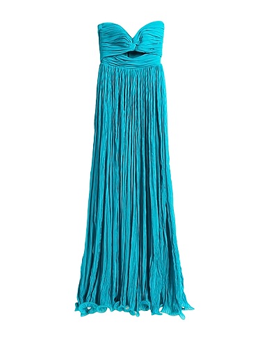 ENRICO STELLA Long dress Turquoise 100% Polyester