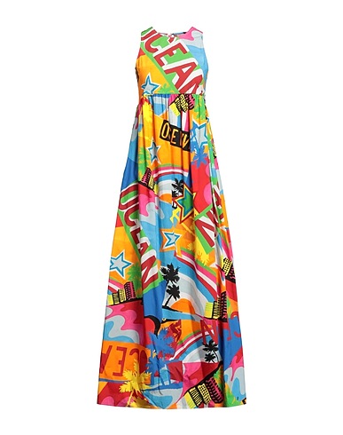 DOUUOD Long dress Orange 100% Cotton