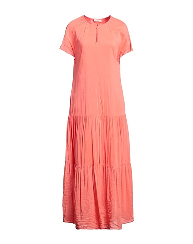 A.D.E.L.E.  1961 Long dress Coral 73% Cotton, 27% Silk