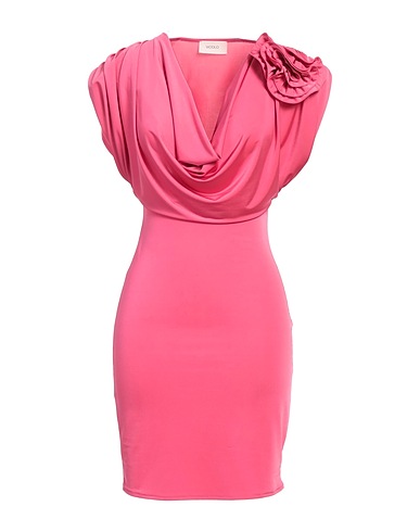 VICOLO Sheath dress Magenta 95% Polyester, 5% Elastane