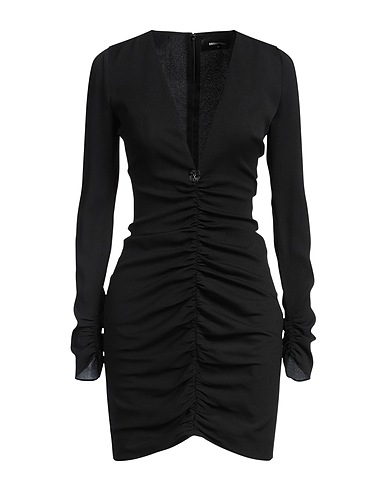 DSQUARED2 Elegant dress Black 57% Acetate, 43% Silk