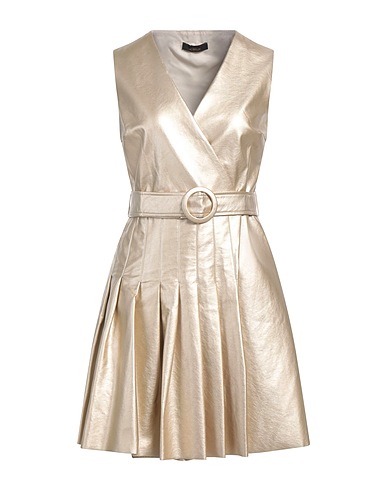 ACTITUDE by TWINSET Short dress Gold 100% Viscose