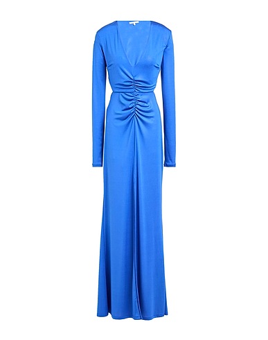 PATRIZIA PEPE Long dress Blue 95% Polyester, 5% Elastane