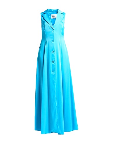 BLUGIRL Blazer dress Azure 95% Polyester, 5% Elastane