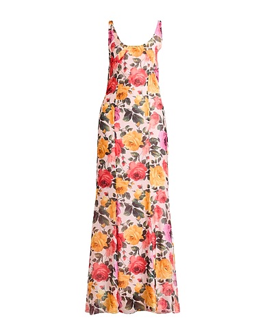 BLUGIRL Long dress Light pink 50% Silk, 50% Viscose