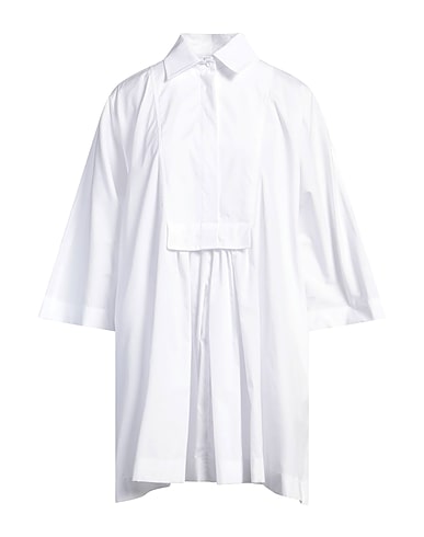 MAX MARA Robe chemise Blanc 100% Coton