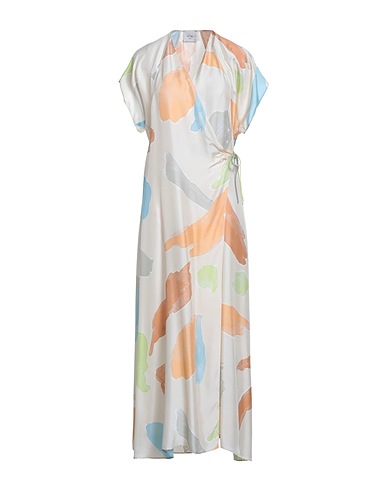 ALYSI Long dress Beige 100% Silk
