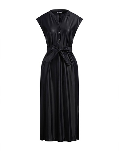 MAX MARA Midi dress LEISURE Black 74% Polyamide, 26% Elastane