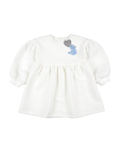 U+É Dress White 95% Polyester, 5% Elastane