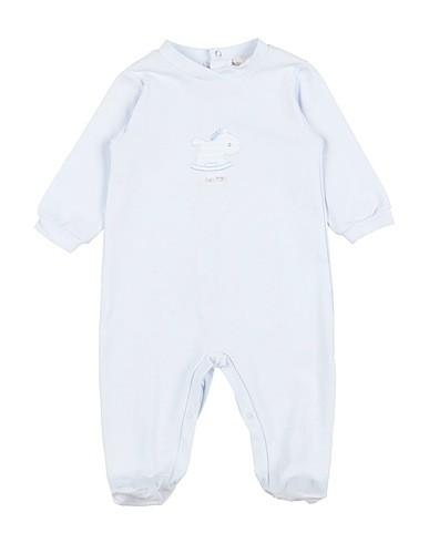 LALALÙ Baby jumpsuit  Sky blue 95% Cotton, 5% Elastane