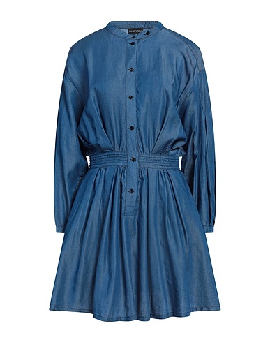 EMPORIO ARMANI Denim dress Blue 100% Lyocell