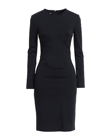 PINKO Midi dress Black 67% Viscose, 28% Polyamide, 5% Elastane