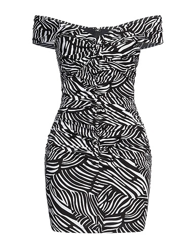MICHAEL MICHAEL KORS Sheath dress Black 95% Recycled viscose, 5% Elastane
