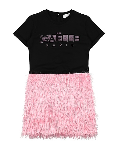GAëLLE Paris Dress Black 100% Cotton, Polyester