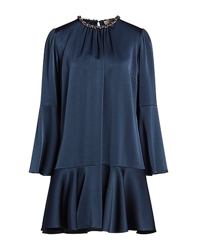 MICHAEL MICHAEL KORS Elegant dress Navy blue 82% Triacetate, 18% Polyester