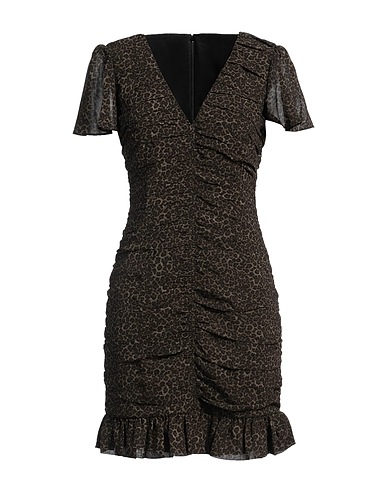 MICHAEL MICHAEL KORS Minivestido Verde militar 55% Poliéster reciclado, 45% Poliéster