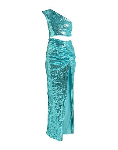 HOUSE OF AMEN Vestito lungo Turchese 100% Poliestere