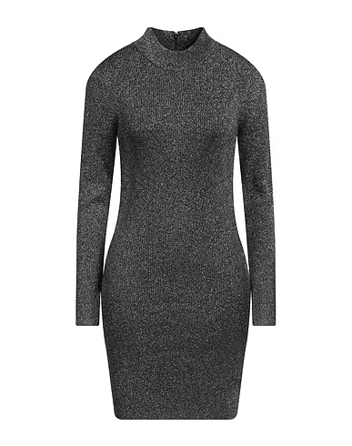 MICHAEL MICHAEL KORS Short dress ARGENTO 77% Viscose, 11% Metallic fiber, 10% Nylon, 2% Elastane