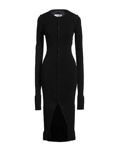MM6 MAISON MARGIELA Midi dress Black 70% Cotton, 30% Polyamide