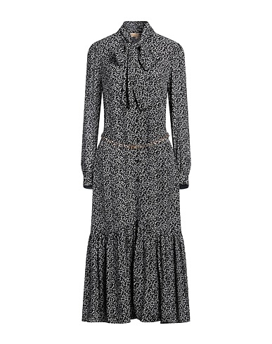 MICHAEL MICHAEL KORS Midi dress Black 60% Viscose, 40% Silk