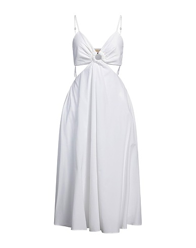 MICHAEL MICHAEL KORS Vestido de verano Blanco 70% Algodón, 30% Seda
