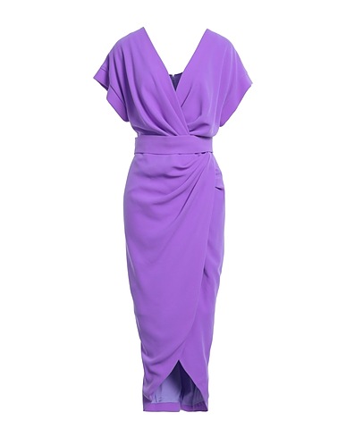 RHEA COSTA Vestito midi Malva 100% Viscosa