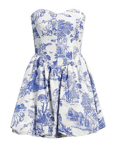 MOSCHINO Short dress White 65% Cotton, 35% Viscose