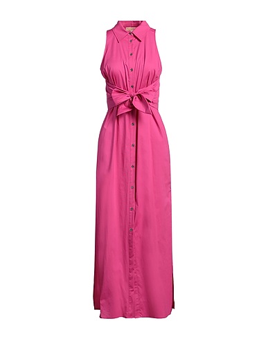 MICHAEL MICHAEL KORS Vestito chemisier Fucsia 96% Cotone, 4% Elastan