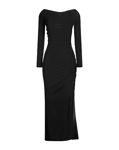 COURRÈGES Elegant dress Black 95% Viscose, 5% Elastane