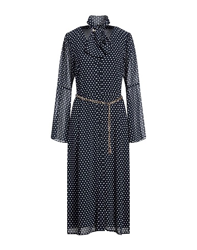 MICHAEL MICHAEL KORS Midi dress Midnight blue 55% Recycled polyester, 45% Polyester