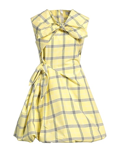 MSGM Minivestido Amarillo 60% Algodón, 40% Poliéster