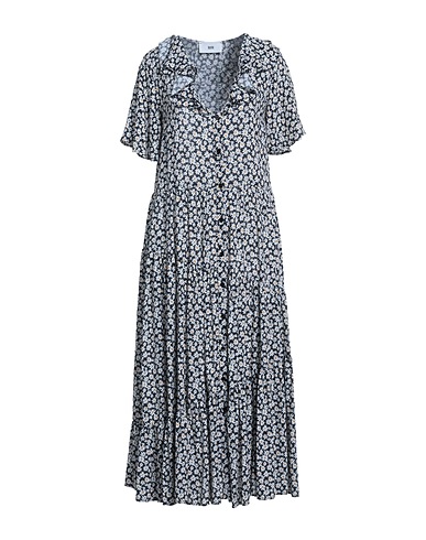 SOLOTRE Midi dress Black 100% Viscose