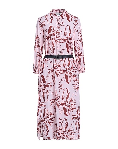 HAVEONE Midi dress Pink 100% Viscose