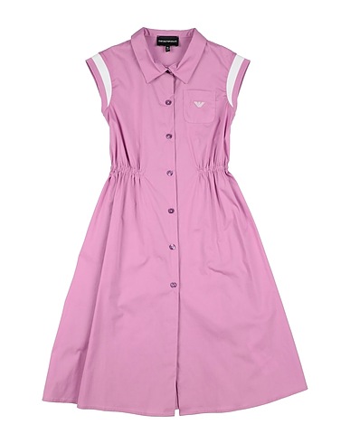 EMPORIO ARMANI Dress Mauve 97% Cotton, 3% Elastane, Polyester