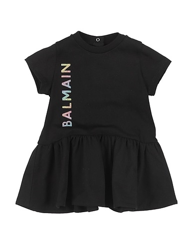 BALMAIN Babykleid Schwarz 100% Baumwolle