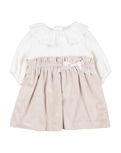 LALALÙ Vestido para bebé  Beige 100% Cotton